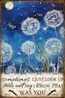 Wall Sign Vintage Tin Metal Signs Poster Sometimes I Just Look Up Smile And Say