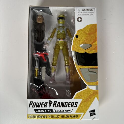 Power Ranger 6" Figur Metallic Lightning Collection Rot Blau Schwarz Gelb - Bild 4 von 13