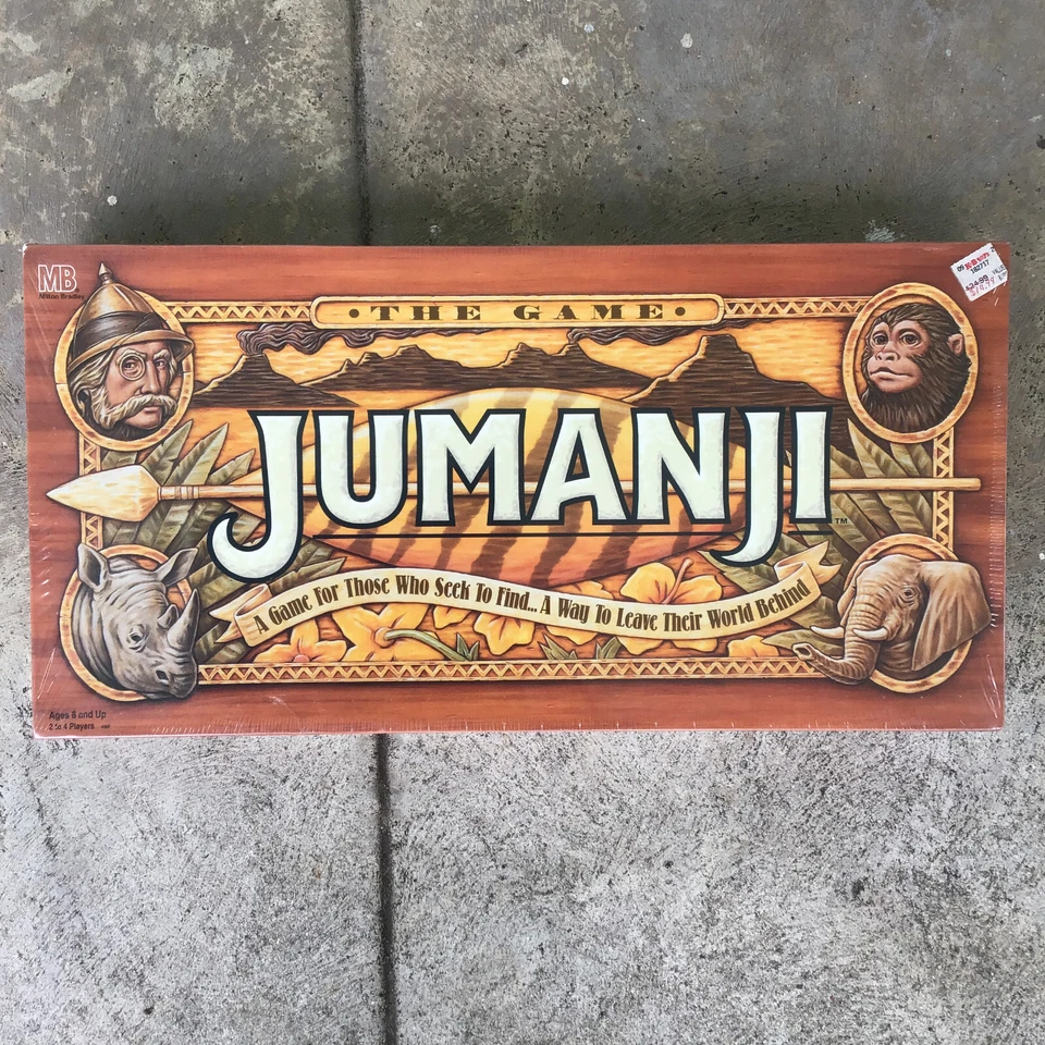 Sealed Vintage 1995 JUMANJI The Game Milton Bradley 4407 Board Game - Image 3 of 3