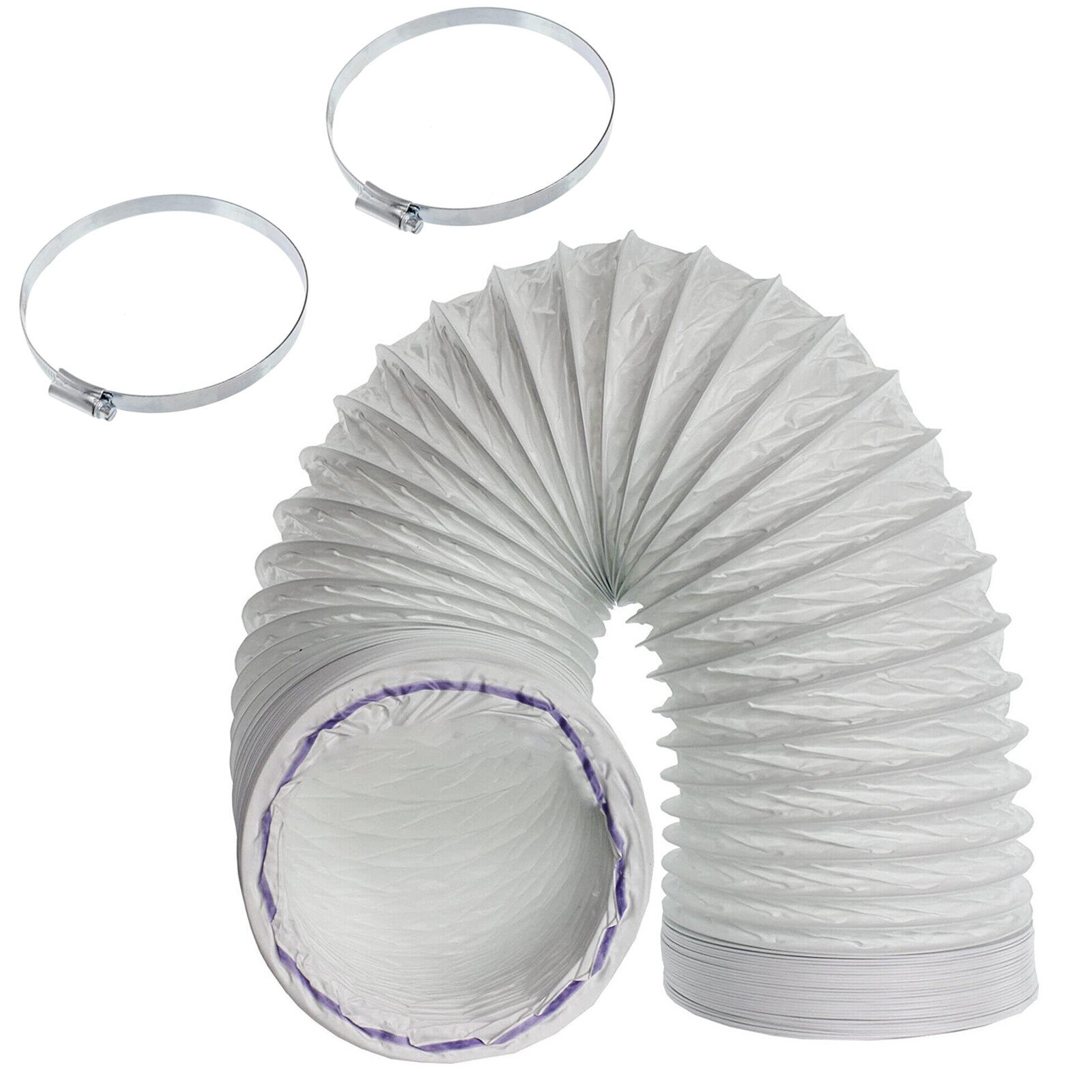 Vent Hose for BLACK & DECKER Air Conditioning Unit 3m 5"" Extension + Pipe Clips
