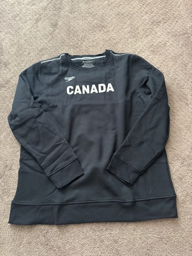 Speedo Men’s Black Canada Pullover Size XL