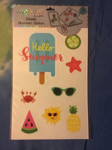 POP SHOP Mobile Accessory 8 Stickers Each Large For Computer, Phone & Tablets - Picture 7 of 18