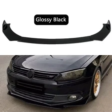 For VW Jetta MK5 MK6 MK7 Front Bumper Lip Splitter Lower Spoiler Body Kit Glossy