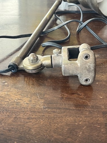 Vintage Industrial Lamp Drafting Table Light Faries OC White era Adjustable - Picture 3 of 8