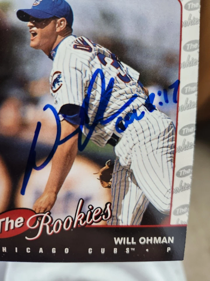 Autographed 2001 Donruss R60 (The Rookies) SIGNED Will Ohman Chicago Cubs card - Image 3 of 4