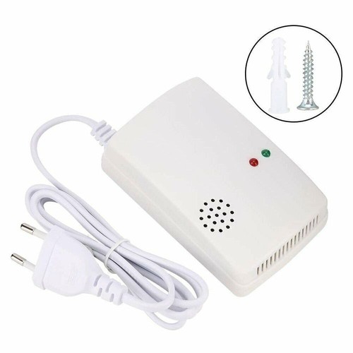 Sensore Sistema Allarme Per Casa Rilevamento Intelligente Gas Combustibile Auto Reset UK - Foto 7 di 12