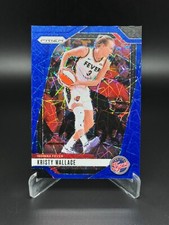 2024 PANINI WNBA PRIZM KRISTY WALLACE BLUE VELOCITY PRIZM # 133 FEVER Free Ship