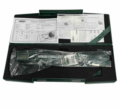 1108-300 Insize 0-12  Digital Caliper (0-300mm) Brand New In Box W/ Plastic Case