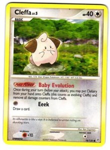 Pokemon Diamond and Pearl Cleffa #78/130 LP Common