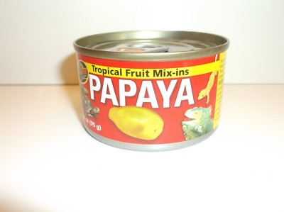 097612401516 Zoo Med Tropical Fruit Mixins Papaya 4 Ounces