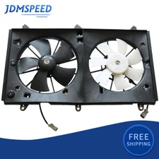 Radiator Condenser Cooling Fan Assembly For Honda Accord EX LX DX 2.4L 2003-2007