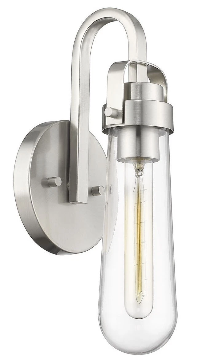 Brushed nickel 2024 wall light fixtures