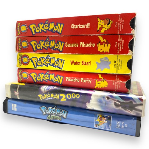 Vintage Pokémon - 6 VHS Movie / TV Lot - Pokémon 2000, Pokémon 4Ever, Charizard - Picture 5 of 9