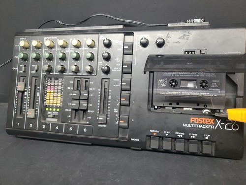 FOSTEX X-26 vintage analog 4 track multitrack cassette tape recorder AS IS - Picture 6 of 14