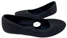 Sonoma Women's Goods For Life Sesame Slip On Ballet Flats Black Size:8.5 150KO