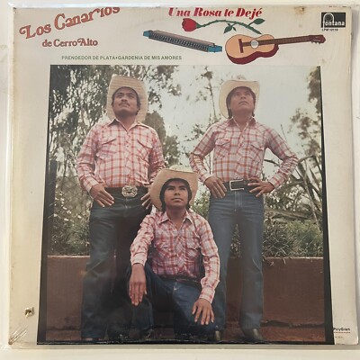 Los Canarios De Cerro Alto, Una Rosa Te Deje, 1984 Mexican Lp Factory Sealed