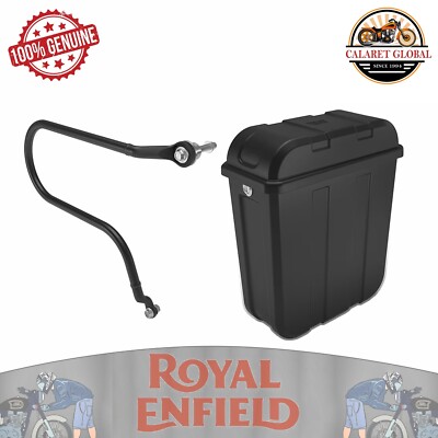 Royal Enfield Teile für Meteor 350 Classic 350 schwarz Pendlertasche & Schiene