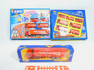 3x Corgi Parcel Force-Set: 92610 + C1238 + J3214/1, sehr gut+OVP #BX737-4