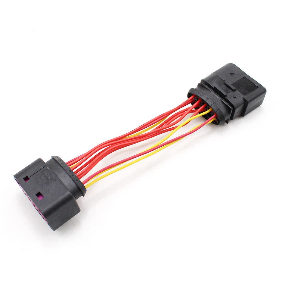 For Audi A1 A3 A4 A5 A6 A8 Xenon Headlight 10 To 14 Pin Plug Adapter Connector - Image 2 of 4