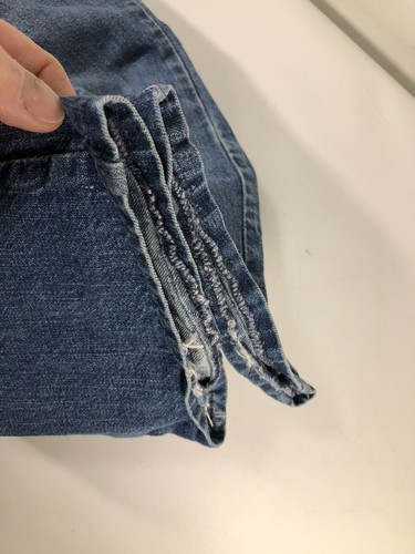 Vintage Wrangler Jeans Kids 3T? Inseam 15” Hemmed Girls Children's - Picture 6 of 8