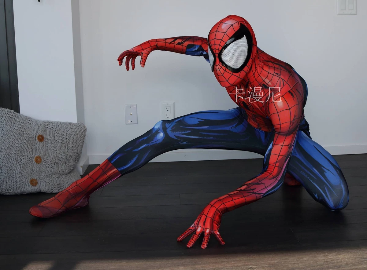 Spider-man Spiderman Costume Adulte Enfants Cosplay Outfit Pour