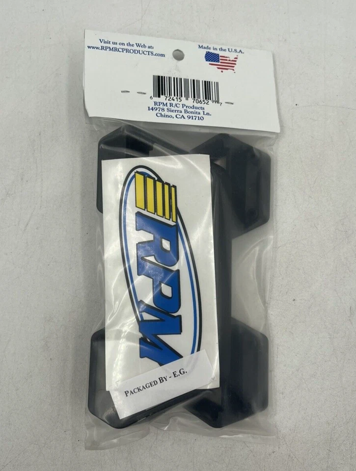 RPM #70652 Nerf Bars for LCG Traxxas Slash 4x4 & 1/10th Scale Rally - Black - Image 2 of 2