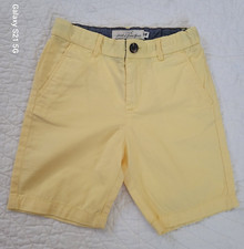 NEW H M Boys Yellow Cotton Chino Shorts SZ/US 4-5Y NWOT