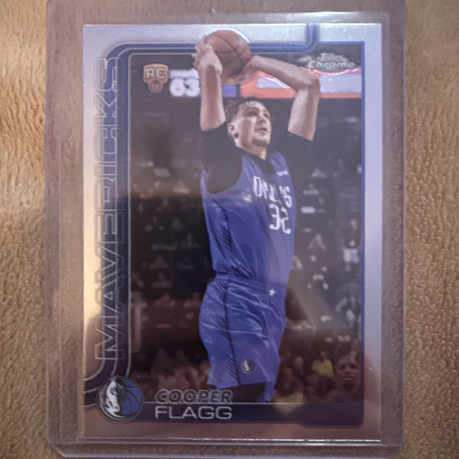 2025-26 Topps Chrome COOPER FLAGG RC Rookie #251 Dallas Mavericks