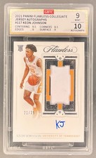 GBTC 9/10 2021 Flawless Collegiate Vertical 21/25 Keon Johnson #117 RPA RC