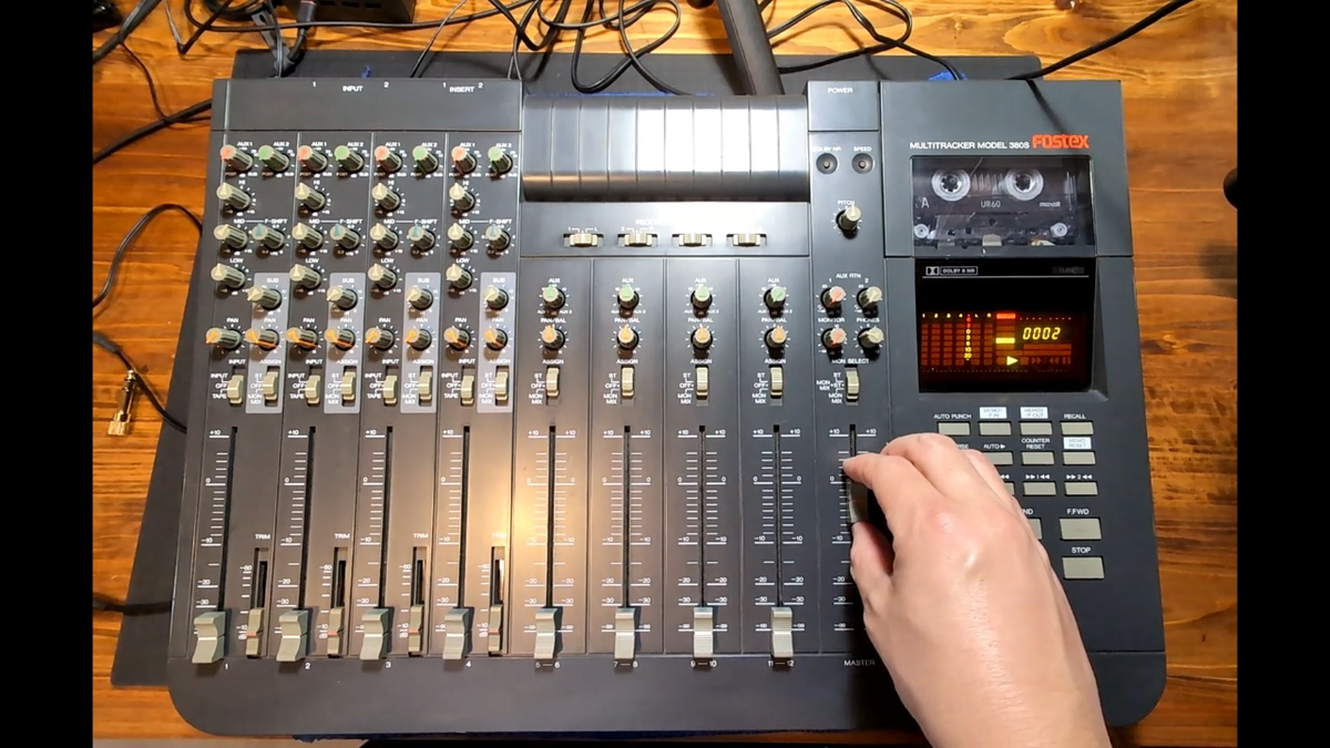 Fostex 380S マルチトラックレコーダー　整備動作品 FOSTEX 380S 4-Track Cassette Multitrack Recorder Tested Belt