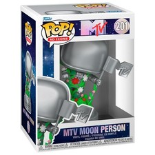 Mtv 40th Anniversary Pop! Vinile Figura Mtv Moon Person 9 Cm Funko