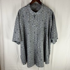 RSVLTS Star Wars Lil Troopers Shirt Men  s 4XL Gray Kunuflex Button Up