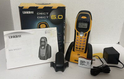 Uniden DECT 6.0 Cordless Phone Submersible Waterproof WIFI WXI 2077 New battery