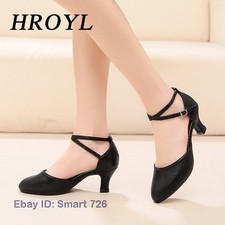 Niñas Modernos Zapatos de Baile Latino Mujeres Salón Tango Zapatos de Baile Punta Cerrada