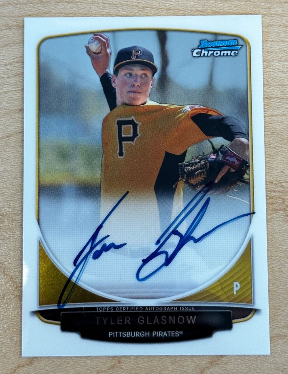 2013 Bowman Chrome - Prospects Autograph Auto Tyler Glasnow #BCA-TG Dodgers RC