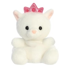 Aurora, 33945, Palm Pals Priscilla Princess Kitty 5In, Soft Toy, White