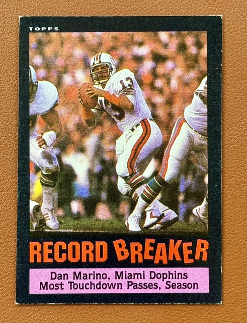 Dan Marino 1985 Topps Topps Record Breaker