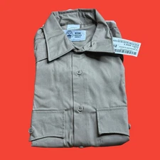 Defense Logistics Agency Men's Khaki Shirt Size 16 Reg Tactical Government
