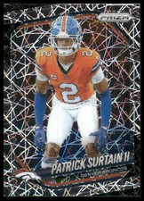 Patrick Surtain II 2025 Panini Prizm #97 Lazer Denver Broncos