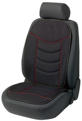 Autositzauflage Elegance Plus in Schwarz/Rot Schutzauflage Auto Schutzunterlage