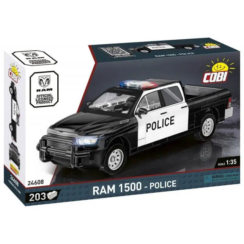 RAM 1500 Police COBI-24608 voiture miniature pour des courses-poursuites dans la chambre