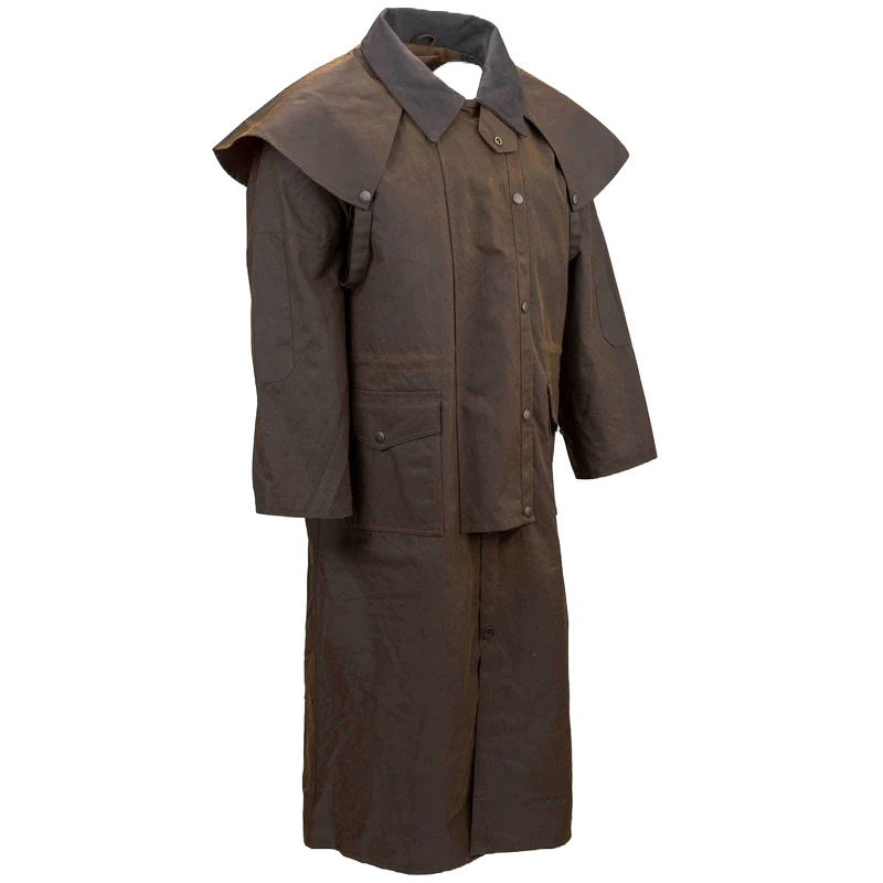Veste Duster Outback Trading Company - OilSkin - Marron - Taille M - Homme