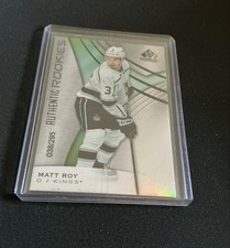 2019-20 Upper Deck SP Game Used - Authentic Rookies Matt Roy #130 Rainbow...