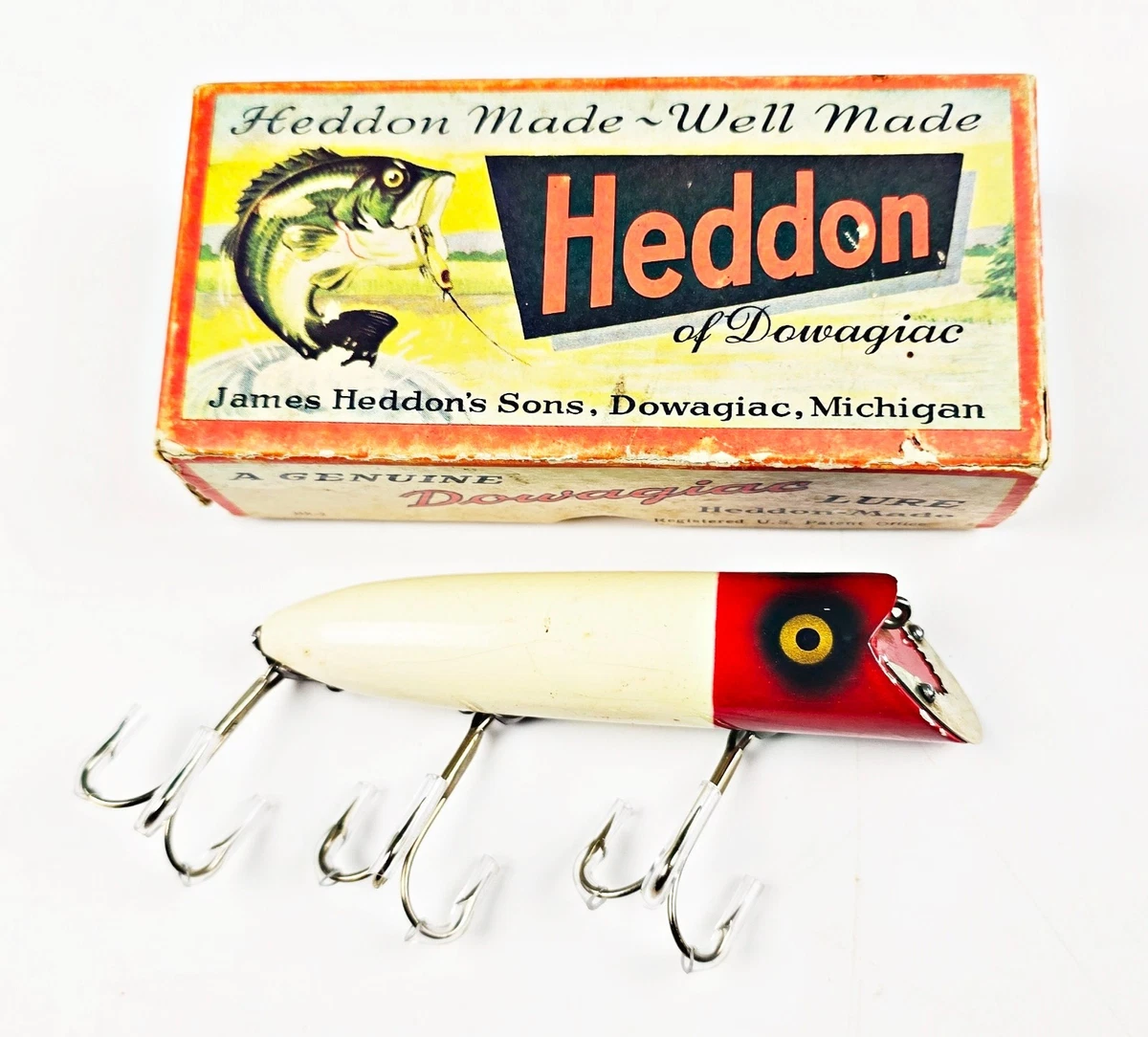 Heddon Original Wooden Vintage Fishing Lures for sale | eBay