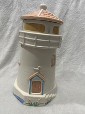 Vintage Light House Cookie Jar, Treasure Craft Made In USA