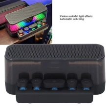 Colorful Keyboard BT Speaker 1200mah Stereo Sound Speaker Subwoofer Desk