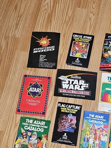 Vintage Atari Instruction Manuals Booklets Lot Of 35 - Picture 2 of 10