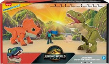 Fisher-Price Imaginext Jurassic World Rebirth Playset, T-Rex Toy Gift Pack