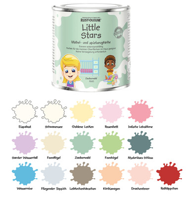 Little Stars Kinder Möbel- & Spielzeugfarbe 250 & 750 ml Kinderfarbe Rust-Oleum