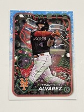 2024 Topps Holiday Baseball #H184 - Francisco Alvarez - New York Mets
